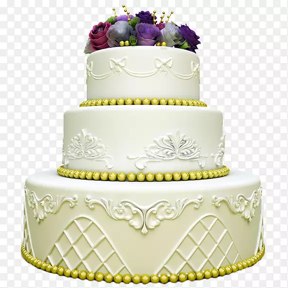 糖霜和糖霜婚礼蛋糕顶部馅饼巧克力蛋糕