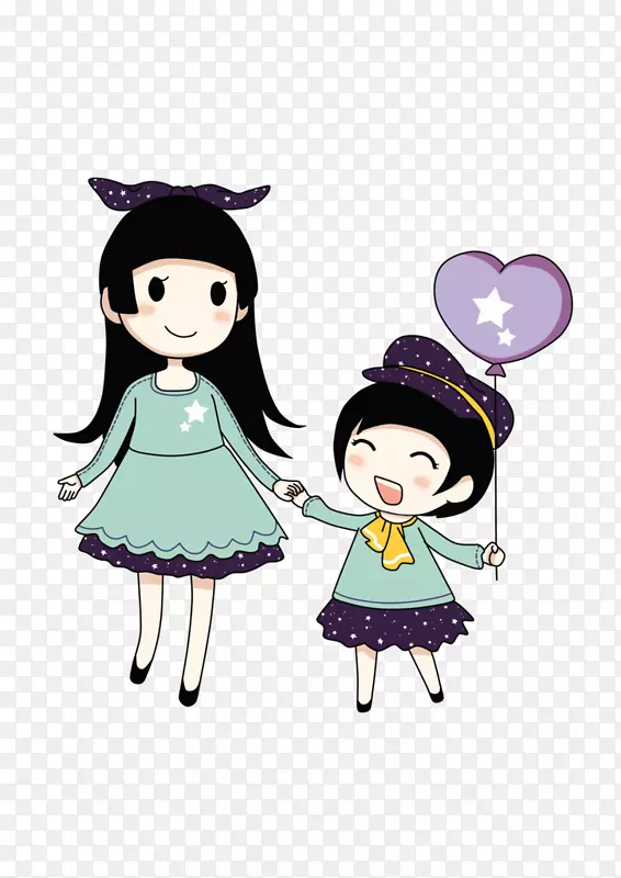 姉妹插图动画-动画