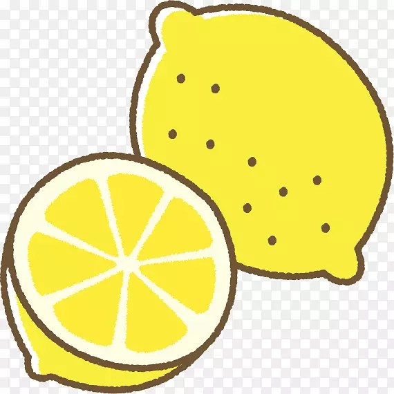 柠檬剪贴画产品设计形象-柠檬