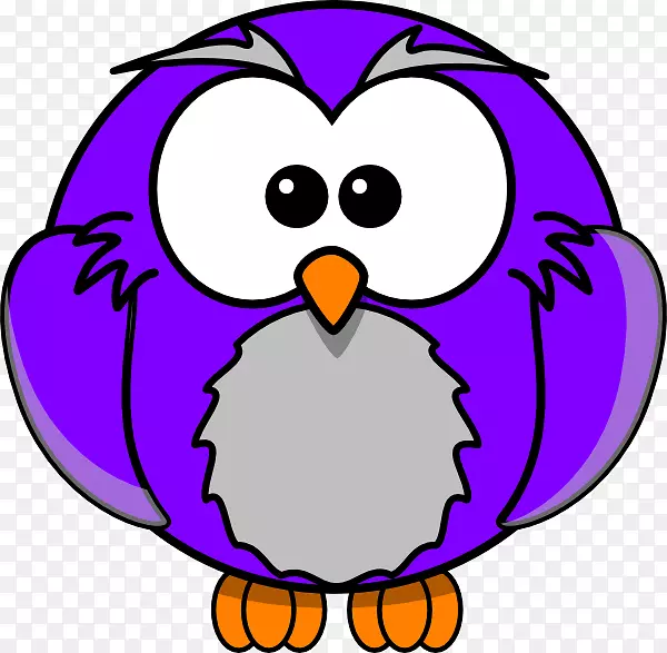 猫头鹰剪贴画图像图形绘制.OWL