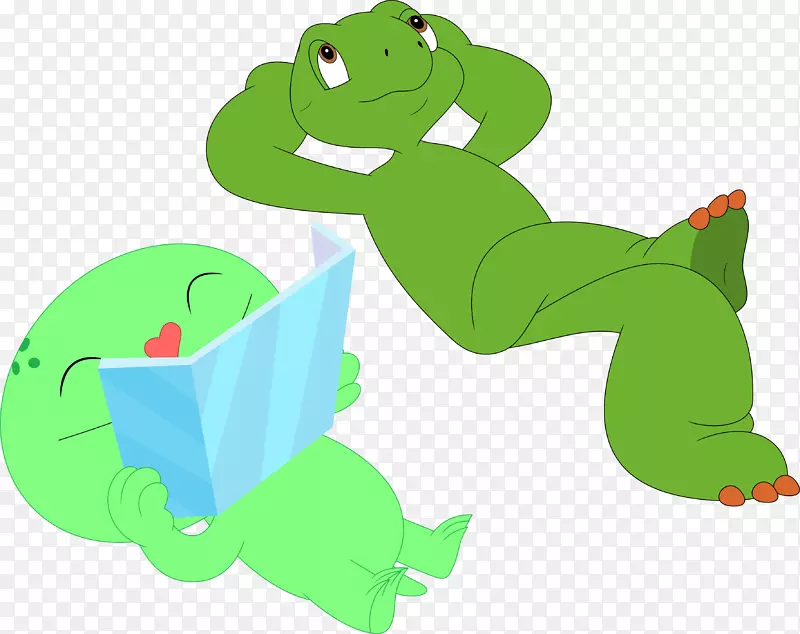 海龟形象剪贴画青蛙越轨艺术-海龟