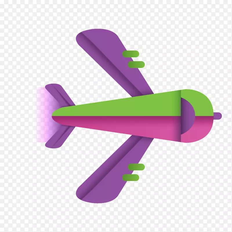 飞机绿色机翼产品设计图形.飞机