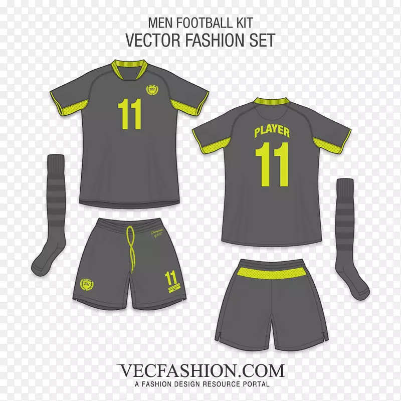 泽西岛巴厘岛联合fc足球工具包-t恤-足球工具包模板