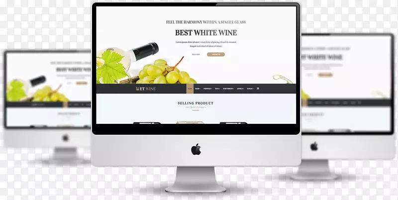 葡萄酒响应网页设计网页模板系统Joomla-葡萄酒