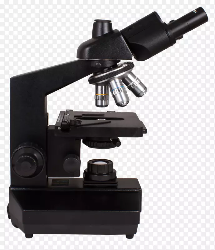 Levenhuk 670 t生物三目显微镜，黑色levenhuk彩虹显微镜放大光学显微镜