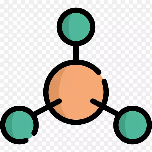 剪贴画计算机图标可伸缩图形封装PostScript分子-Atomo