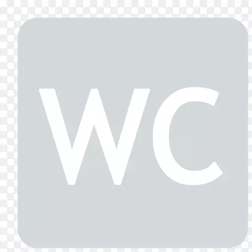 品牌标志产品设计字体-WC图标