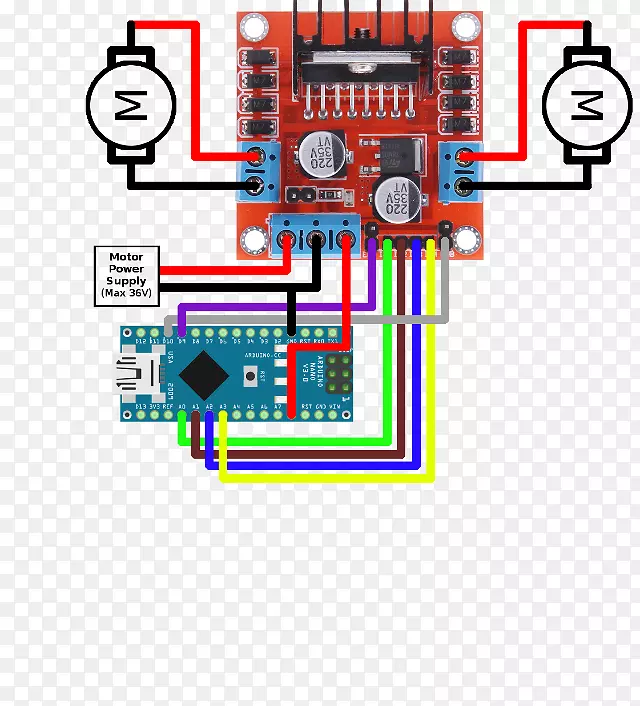 微控制器Arduino电机直流电机电子电路直流电动机