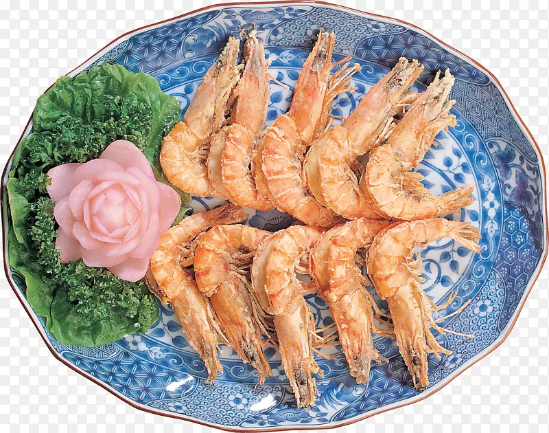 咖喱虾夹艺术海鲜对虾菜-海鲜