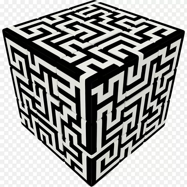 v-立方体7拼图迷宫魔术方块v立方体-立方体三维