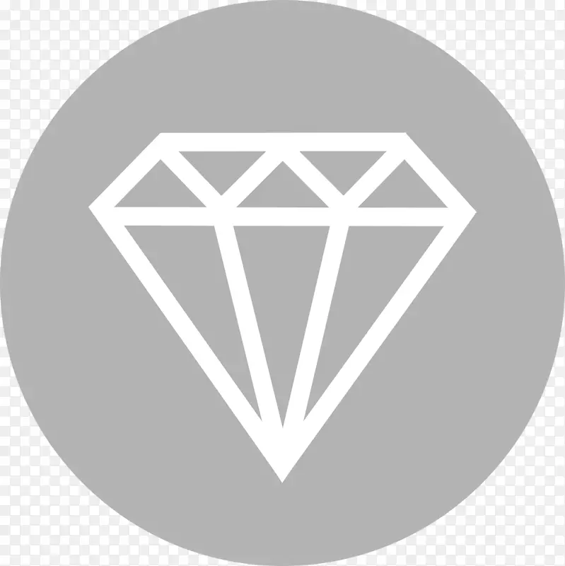 钻石宝石计算机图标珠宝图形.钻石