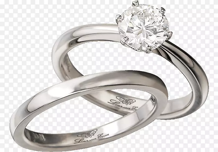 婚戒夹艺术订婚戒指png图片.结婚戒指