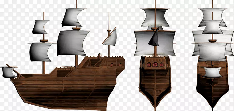 帆船模型船舶三维建模-三维船舶