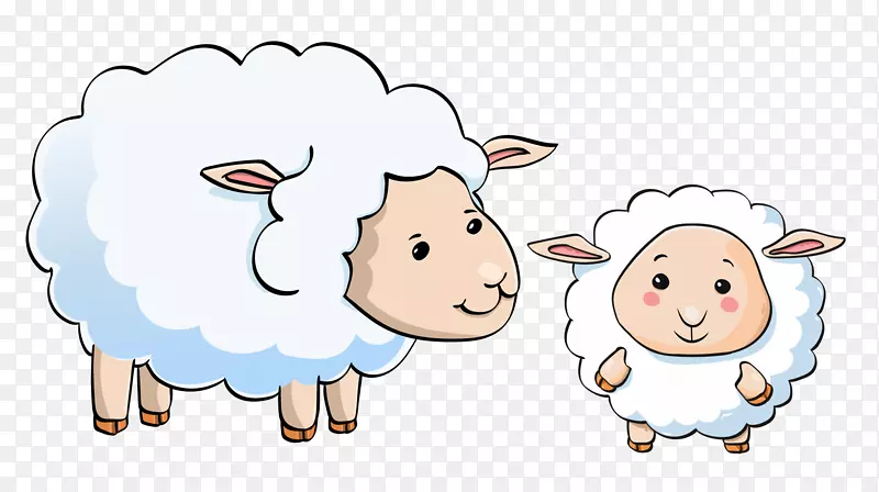 绵羊图形剪辑艺术摄影Shutterstock-绵羊