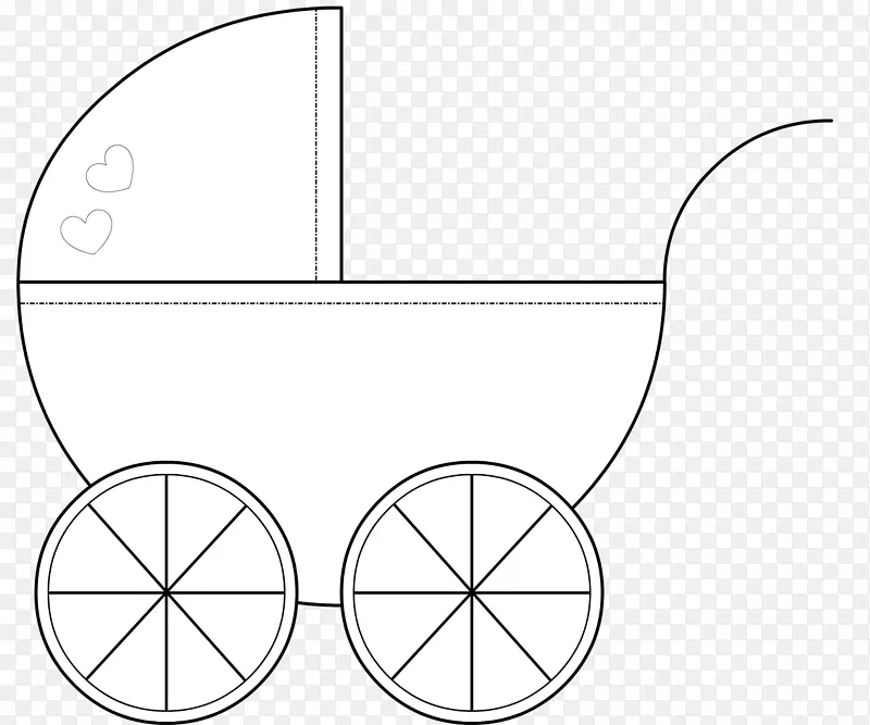 图形马车剪贴画马画车辆插图婴儿运输