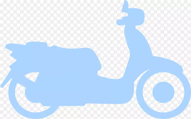 滑板车剪贴画摩托车图形Vespa-滑板车