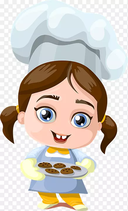 厨师图形烹饪卡通儿童烹饪