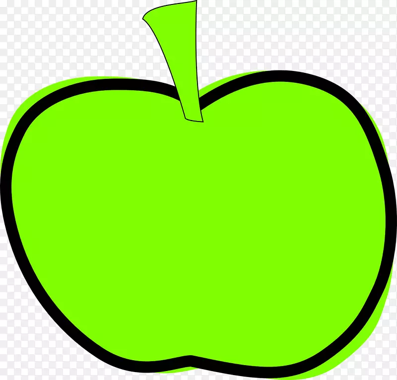 剪贴画开放式图片免费内容苹果-卡通苹果
