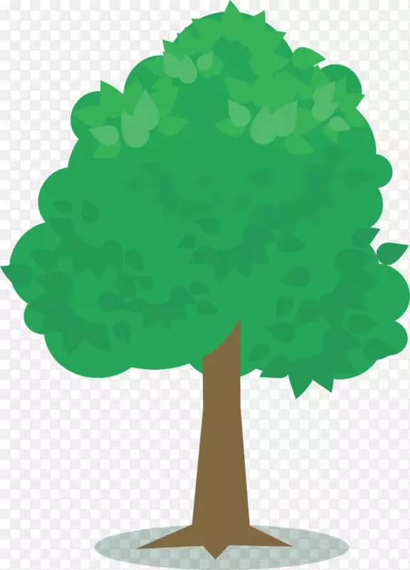 树t恤绿色植物形象树