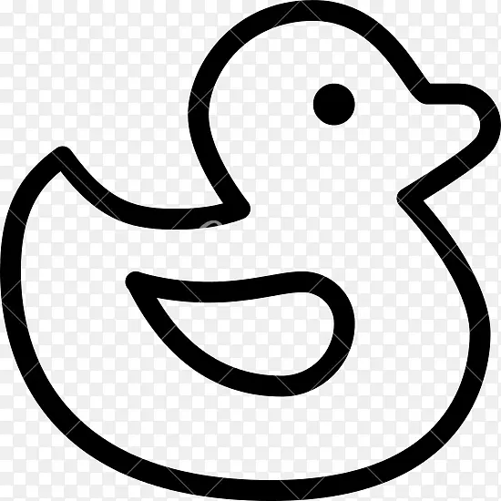 橡胶鸭夹艺术图形鸟鸭