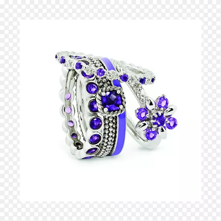 紫水晶珠宝银饰钻石珠宝首饰