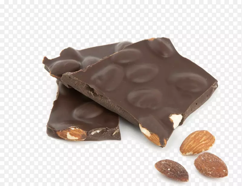 巧克力棒png图片黑巧克力杏仁树皮巧克力