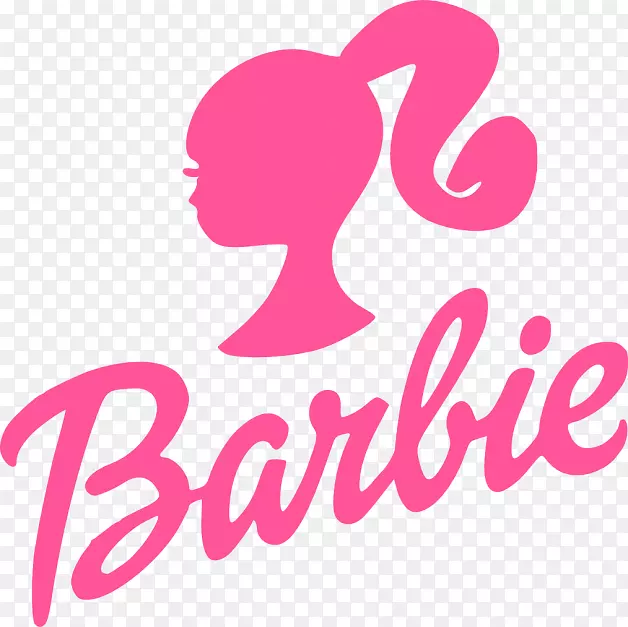 芭比娃娃徽标贴纸