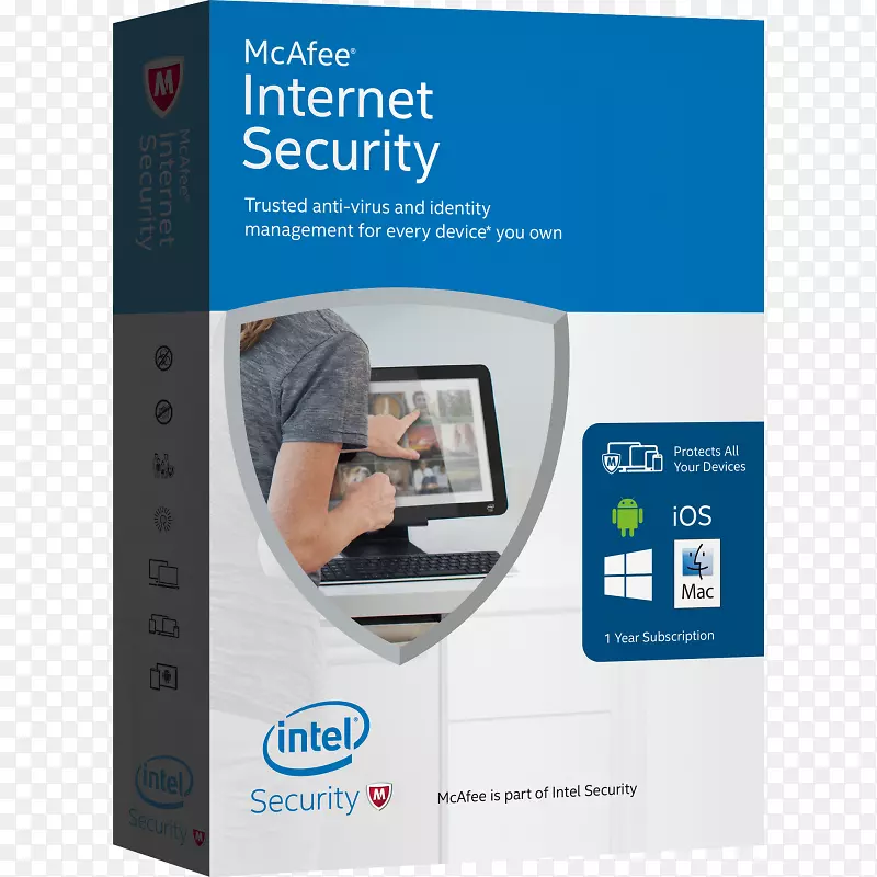 McAfee互联网安全计算机安全软件防病毒软件McAfee安全