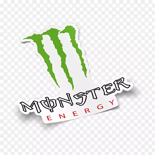 产品设计品牌标识怪物能源绿色-蓝色怪物能源标志
