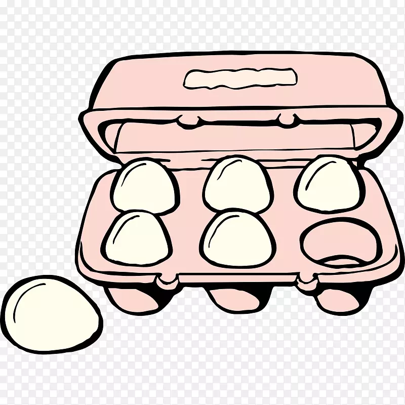 煎蛋夹艺术鸡蛋纸箱鸡-蛋