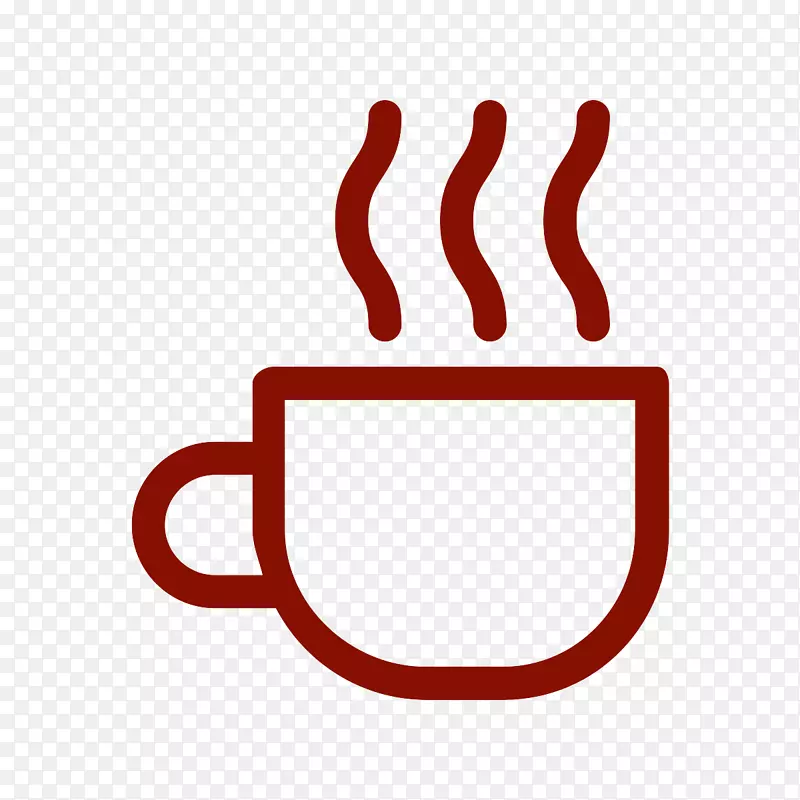 烧心咖啡产品设计剪贴画-咖啡杯图标