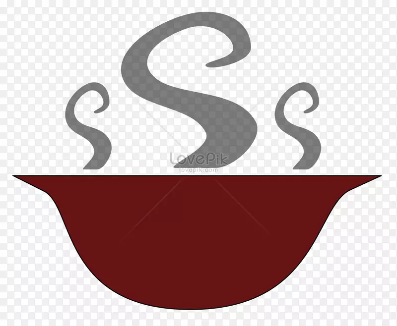 剪贴画碗鸡汤图形.谷类食品碗