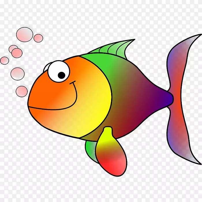 剪贴画，开放式图，鱼图像.鱼动画
