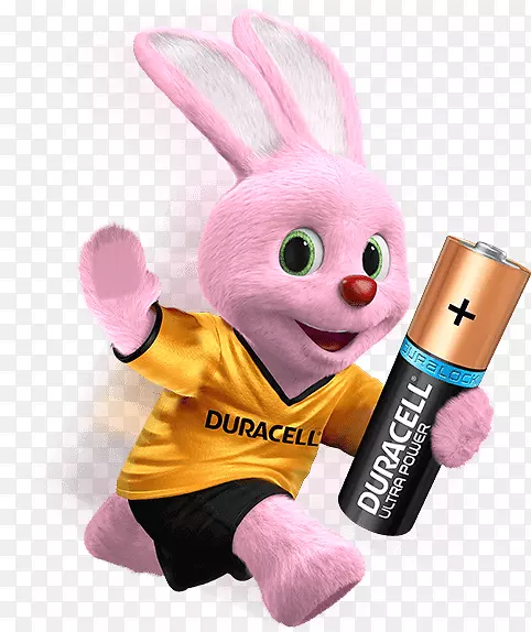 杜拉塞尔兔子电动电池碱性电池AA电池充电兔