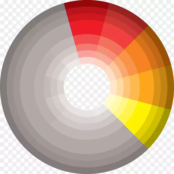 同色配色方案单色互补色轮.设计