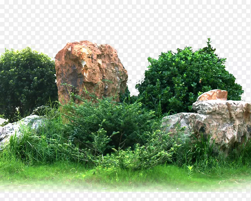 庭石园林景观建筑意象-岩石