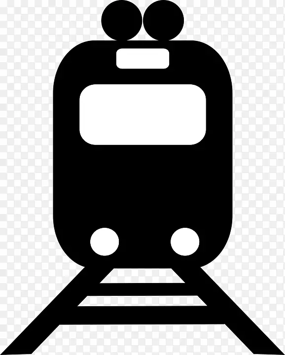 铁路运输剪贴画有轨电车形象列车