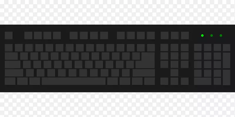 电脑键盘空格键数字键盘触控板膝上型电脑