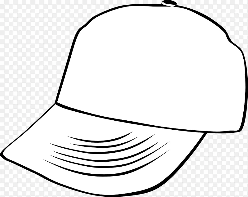 剪贴画棒球帽露天部分棒球帽