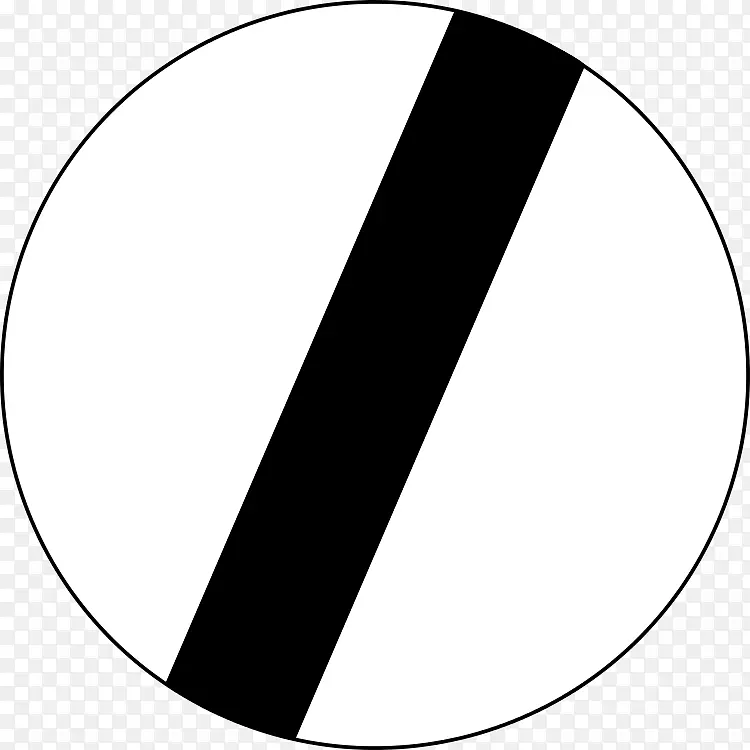 波兰禁止交通标志路