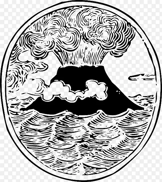 kīlaea火山剪辑艺术熔岩png图片-火山