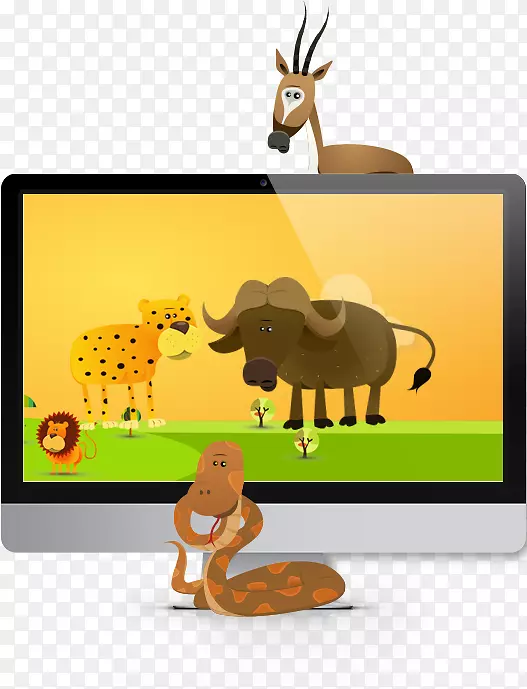 动物诙谐活动产品设计儿童保育影片设计