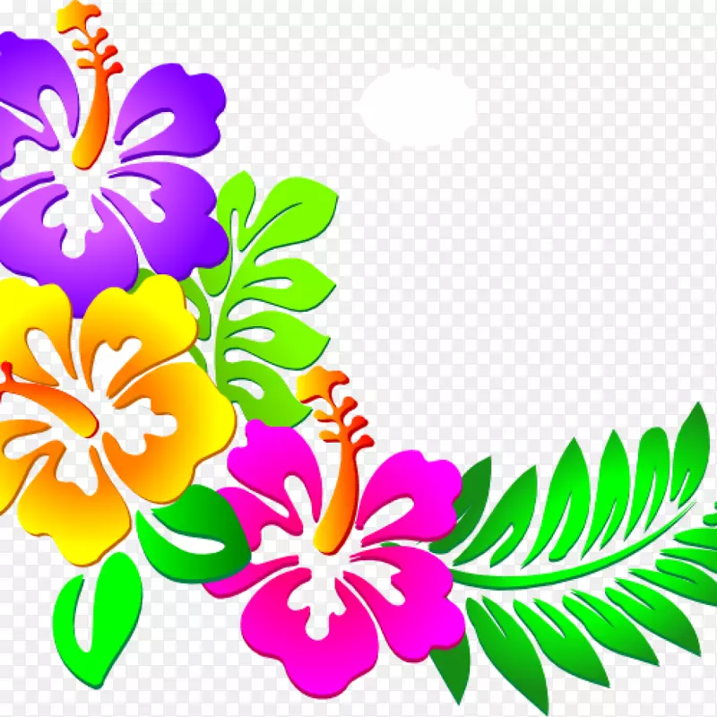 夏威夷美食剪贴画迷迭香形象花