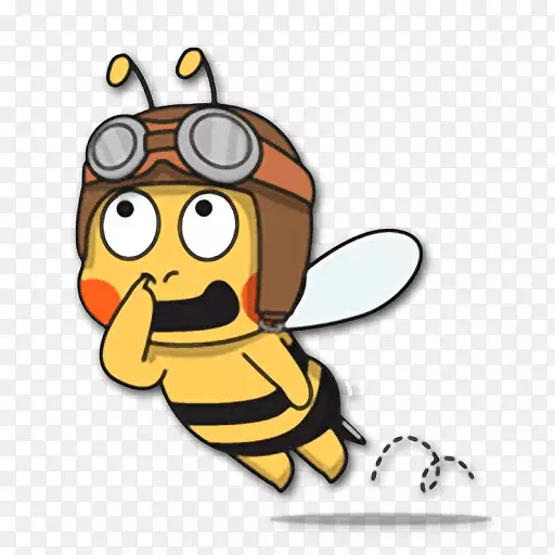 蜜蜂夹艺术电报贴纸万姆B.V。-蜜蜂