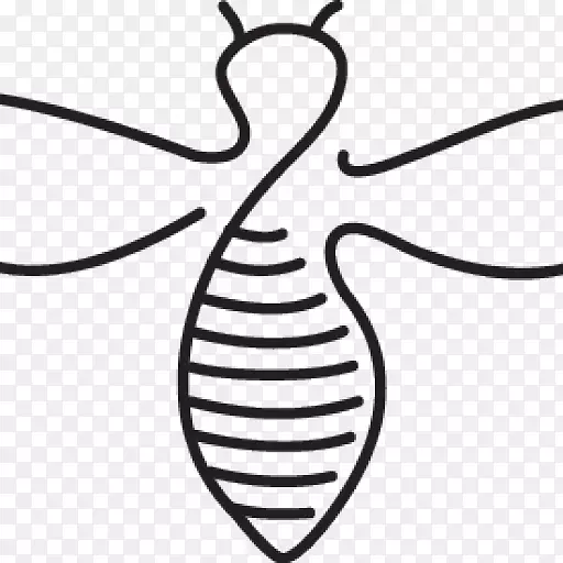剪贴画蜂房大黄蜂图形-蜜蜂