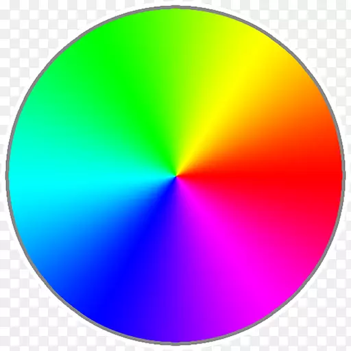 彩色渐变色轮hsl和hsv rgb彩色模型-彩色轮