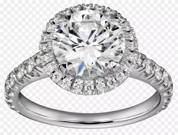 订婚戒指卡地亚钻石戒指