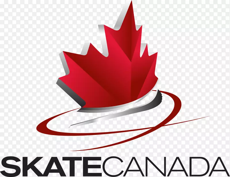 加拿大滑冰标志花样滑冰-花样滑冰