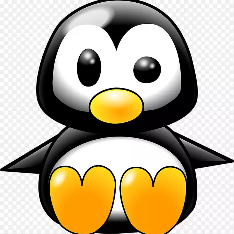 企鹅剪贴画图形图像绘图-pinguin