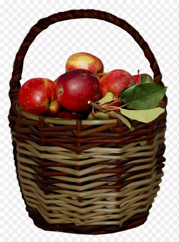 苹果脆篮子png图片.苹果